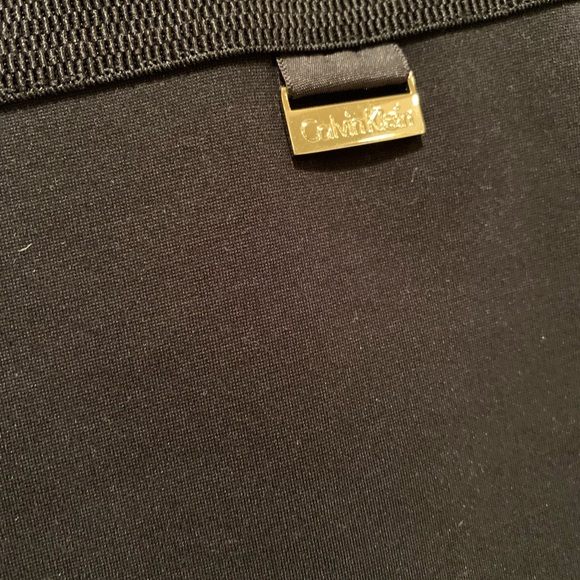 Calvin Klein Black Skirt with Elastic Waist Size M - Picture 2 of 4